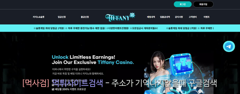 티파니입장.com